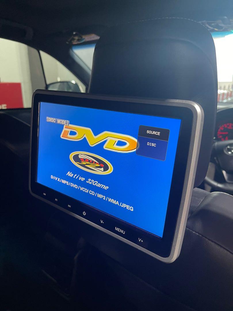 Headrest DVD player, Car Accessories, Accessories on Carousell