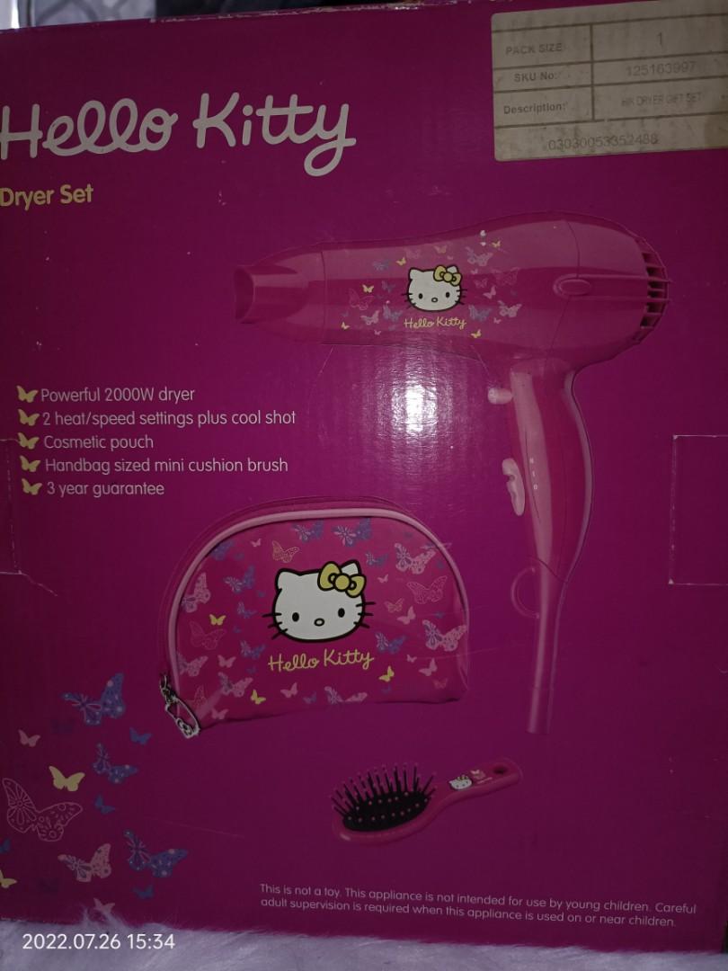 Hello Kitty Dryer set, Beauty & Personal Care, Hair on Carousell