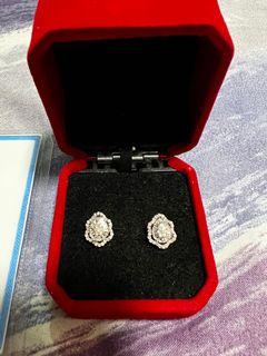 Hk Setting Diamond  Stud Earings