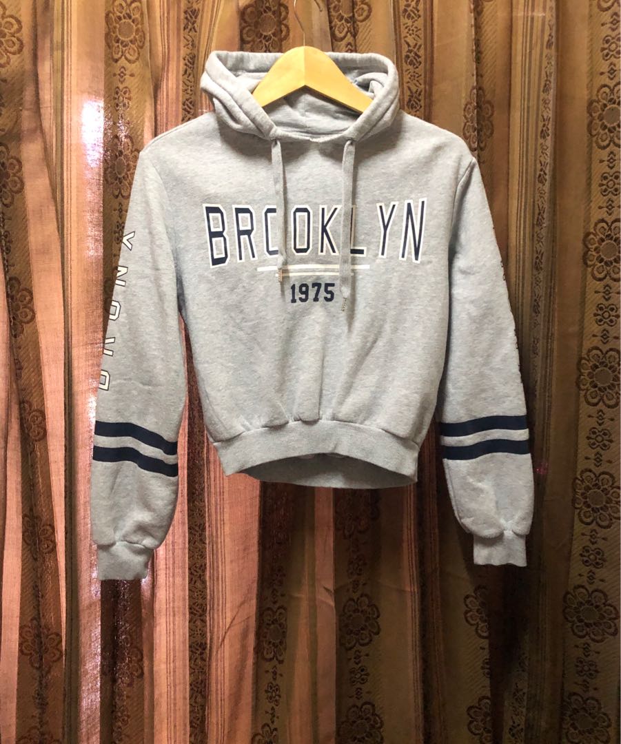 H M Hoodie Brooklyn Fesyen Wanita Pakaian Wanita Baju Luaran di