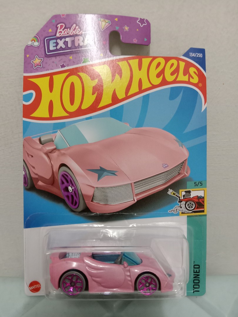 Hot Wheel Barbie Extra Pink Car, Hobbies & Toys, Toys & Games On Carousell
