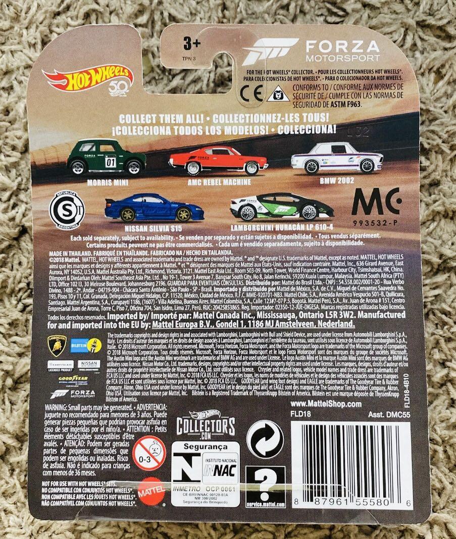 Hot Wheels Hotwheels 2018 50th Anniversary Retro Entertainment Forza Motorsport Series Morris Mini Real Riders Carousell