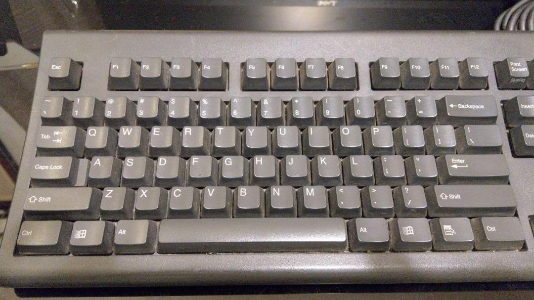 IBM KB-8923 PS2 Keyboard (Black) (for programmer /coder/ IT9), 電腦＆科技 ...