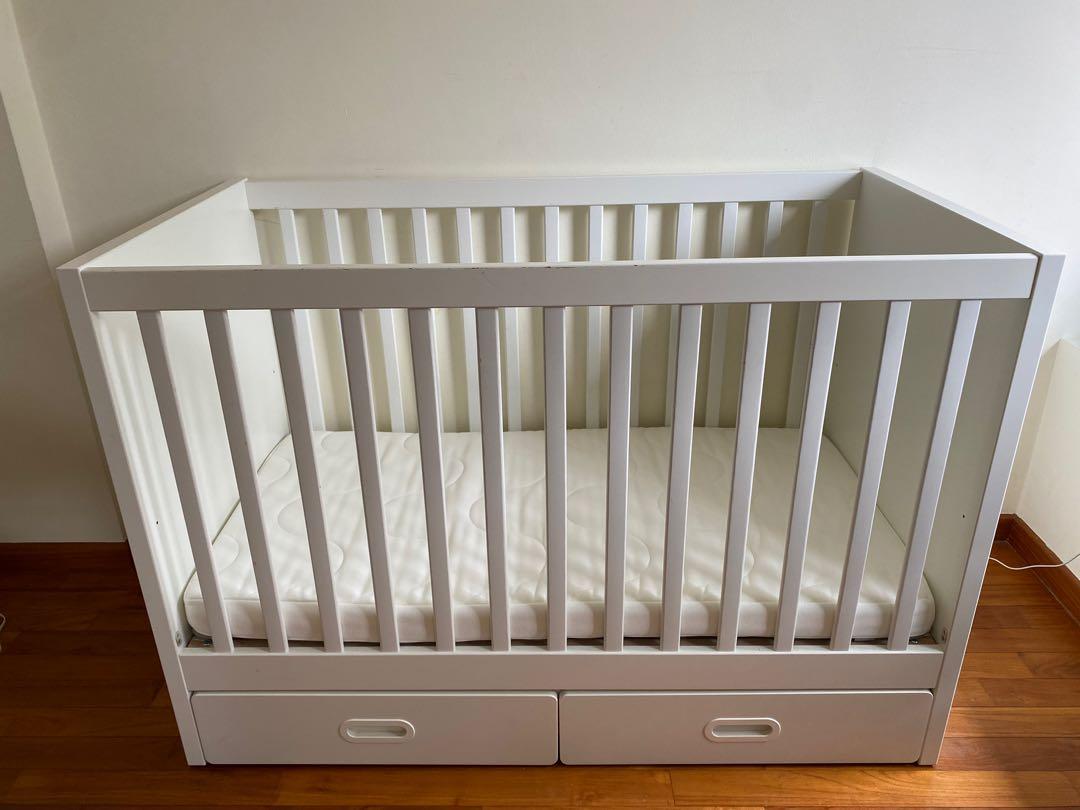 Krummelur foam mattress for cot outlet