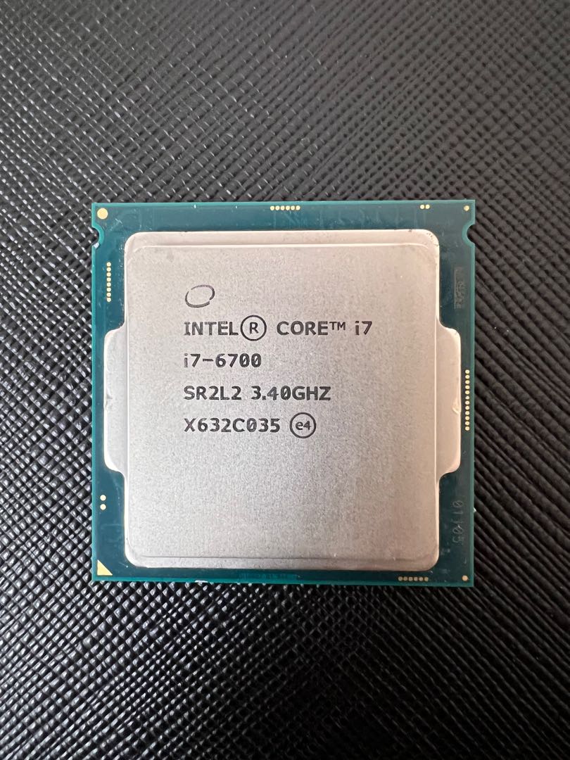 Intel i7 6700 CPU 中央處理器, 電腦＆科技, 電腦周邊及配件, 電腦周邊