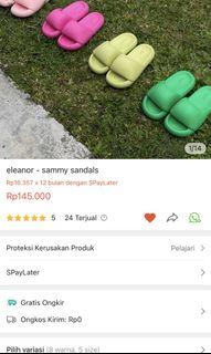 Jelly sandal