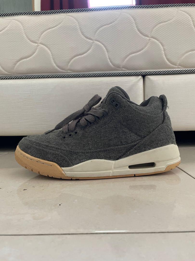 jordan 3 wool grey