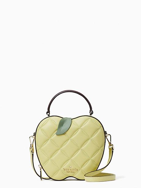 Kate Spade Honeycrisp Apple Crossbody Bag In GREEN MULTI