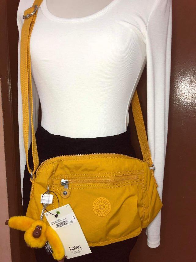 Kipling mustard bag sales