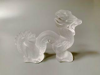 Lalique Crystal Dragon Figurine