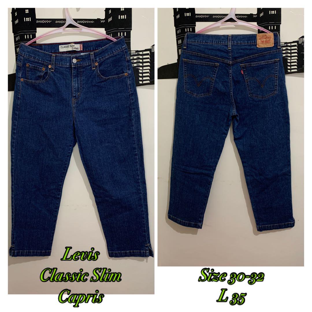 Levi's classic capris sales