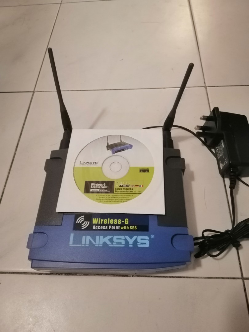 Linksys Wireless G Access Point with SES, Computers & Tech, Parts