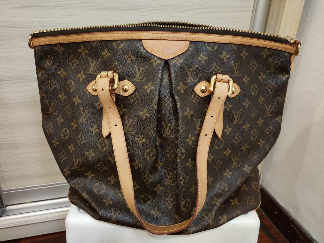 LV PALERMO MM MONOGRAM TWO WAY BAG, Luxury, Bags & Wallets on Carousell