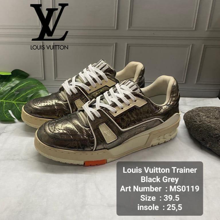 Sepatu Second Louis Vuitton MS0139 Tenis Sneaker size 40, Fesyen Wanita,  Sepatu di Carousell