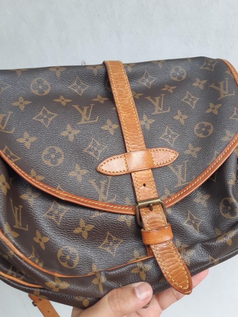 Louis Vuitton Saumur with Custom Needlework