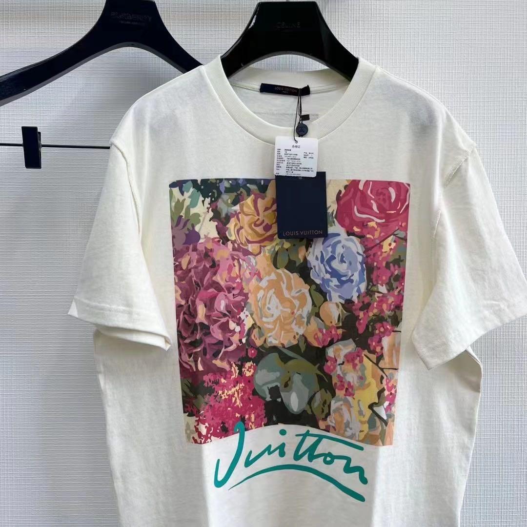 LV Flower Tapestry Print T-Shirt