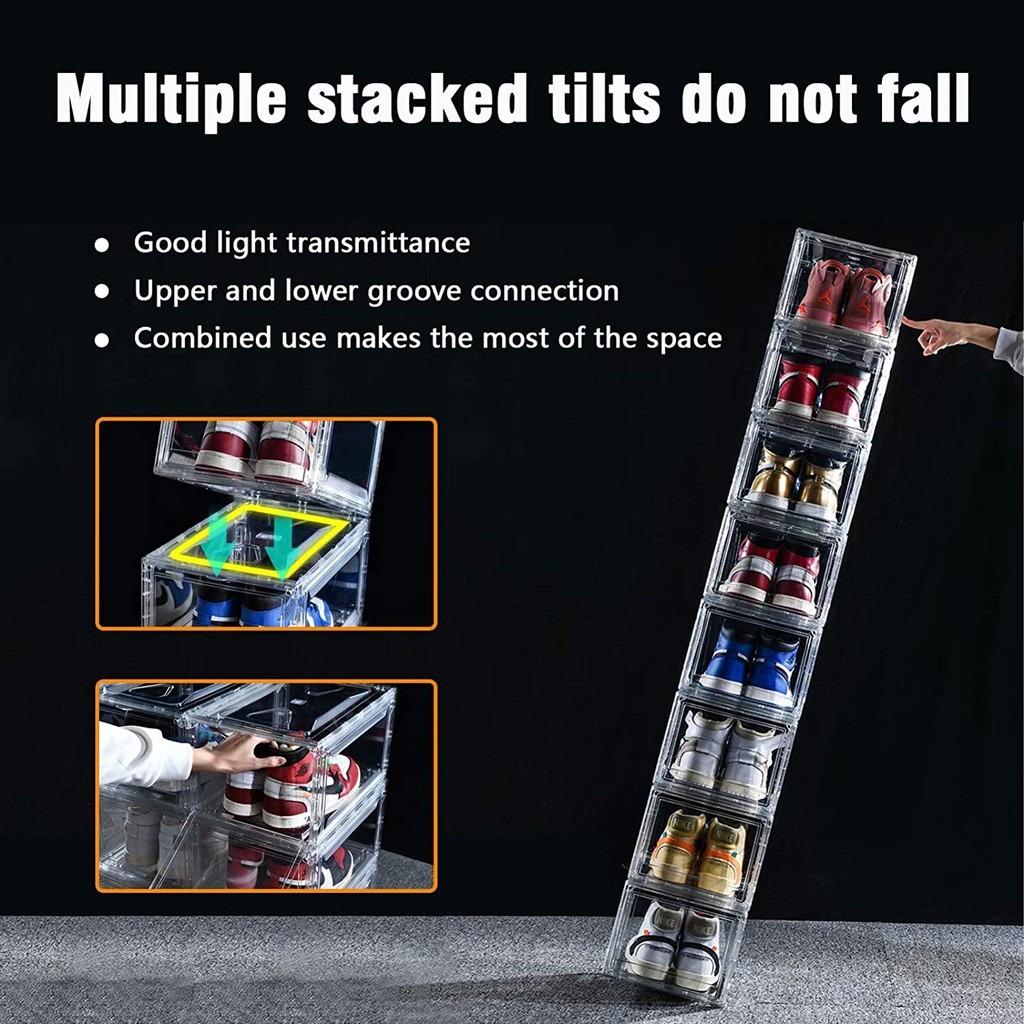 Magnetic Shoe Storage Box | Acrylic display box | Sneaker Box ...
