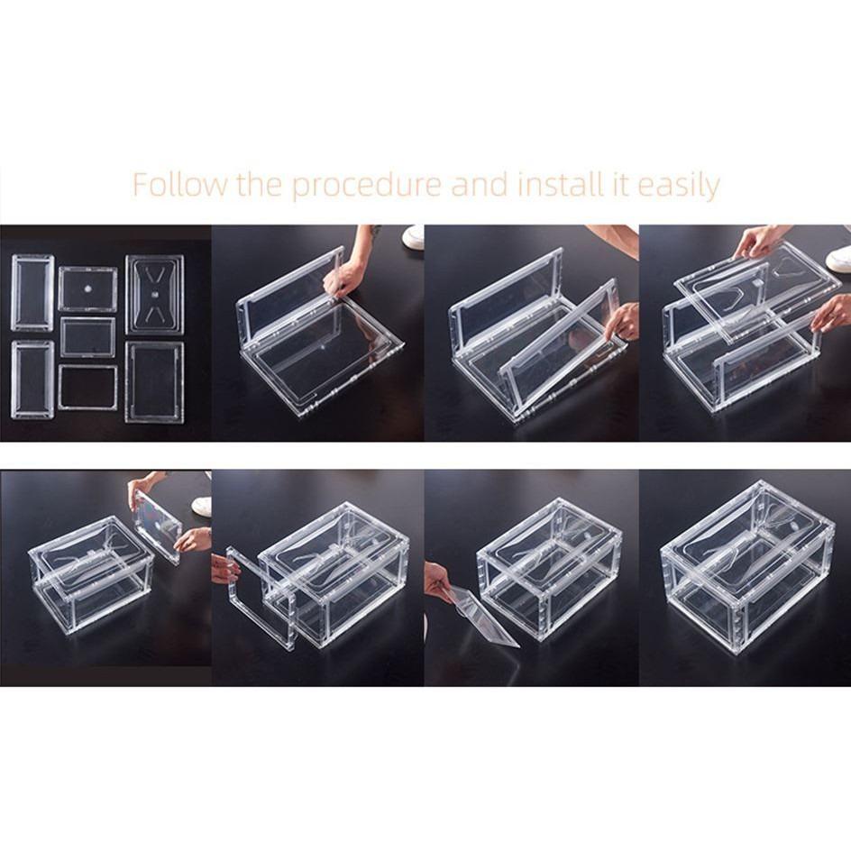 Magnetic Shoe Storage Box | Acrylic display box | Sneaker Box ...