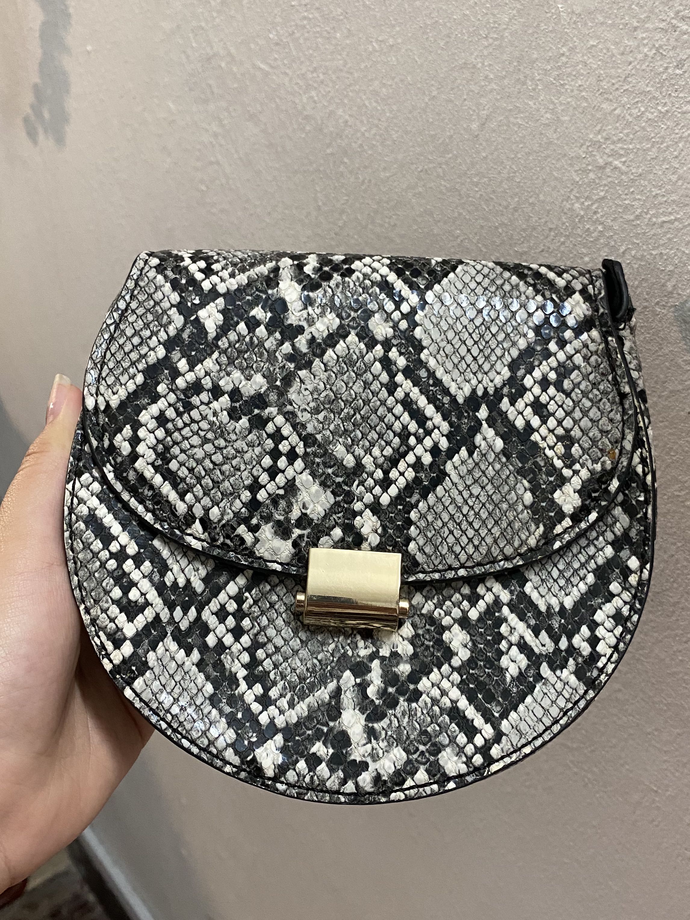 Snake print bag sale mango