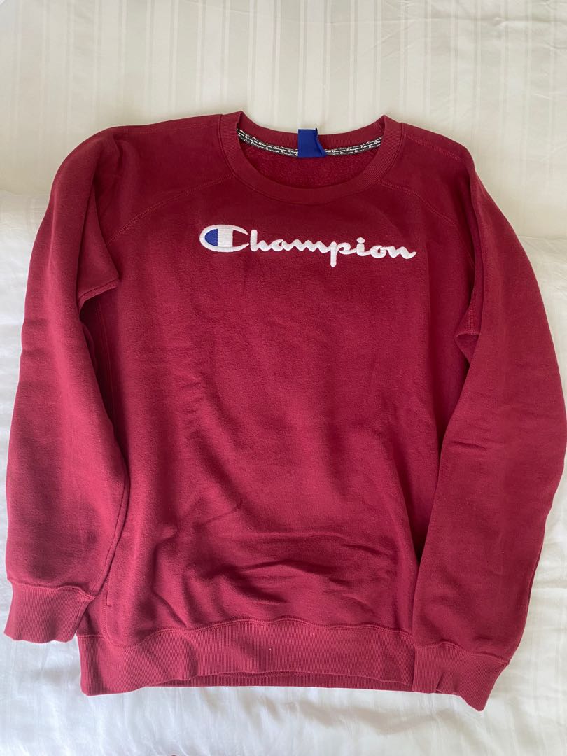 Maroon Champion Sweater, Women's 