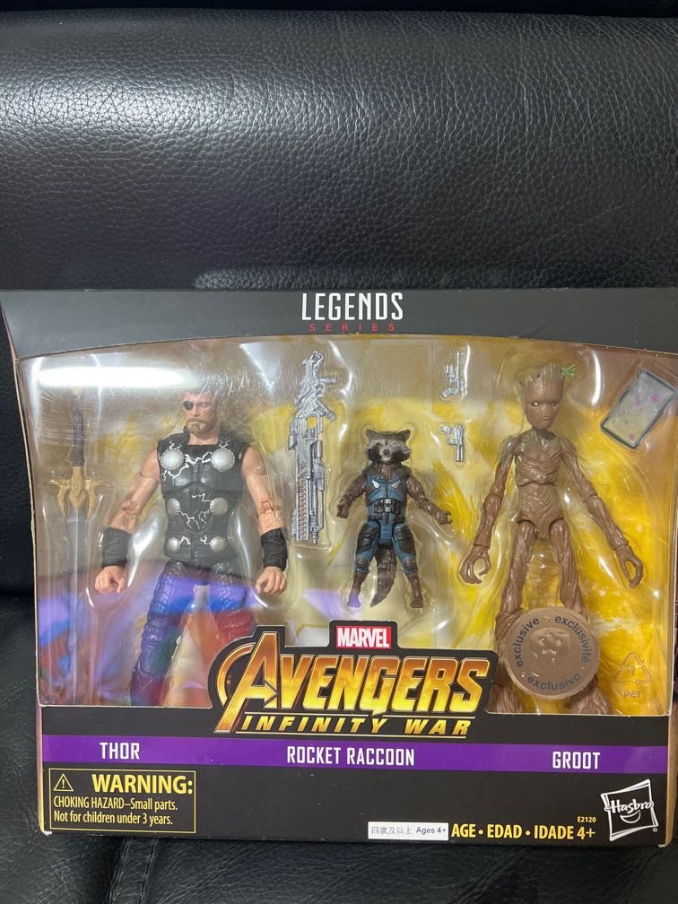 Thor rocket groot marvel legends hotsell