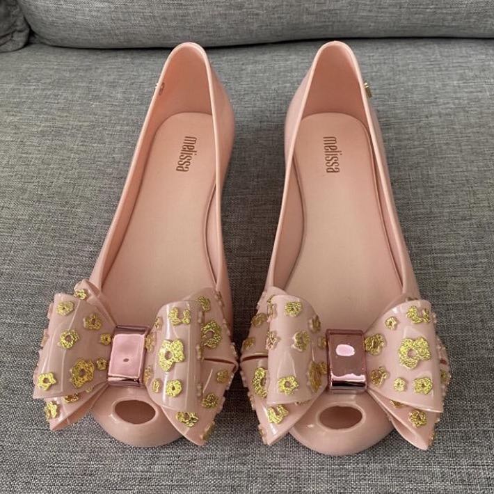 MELISSA SHOES ULTRAGIRL PITA BUNGA PINK JUAL RUGI Fesyen Wanita Sepatu di Carousell