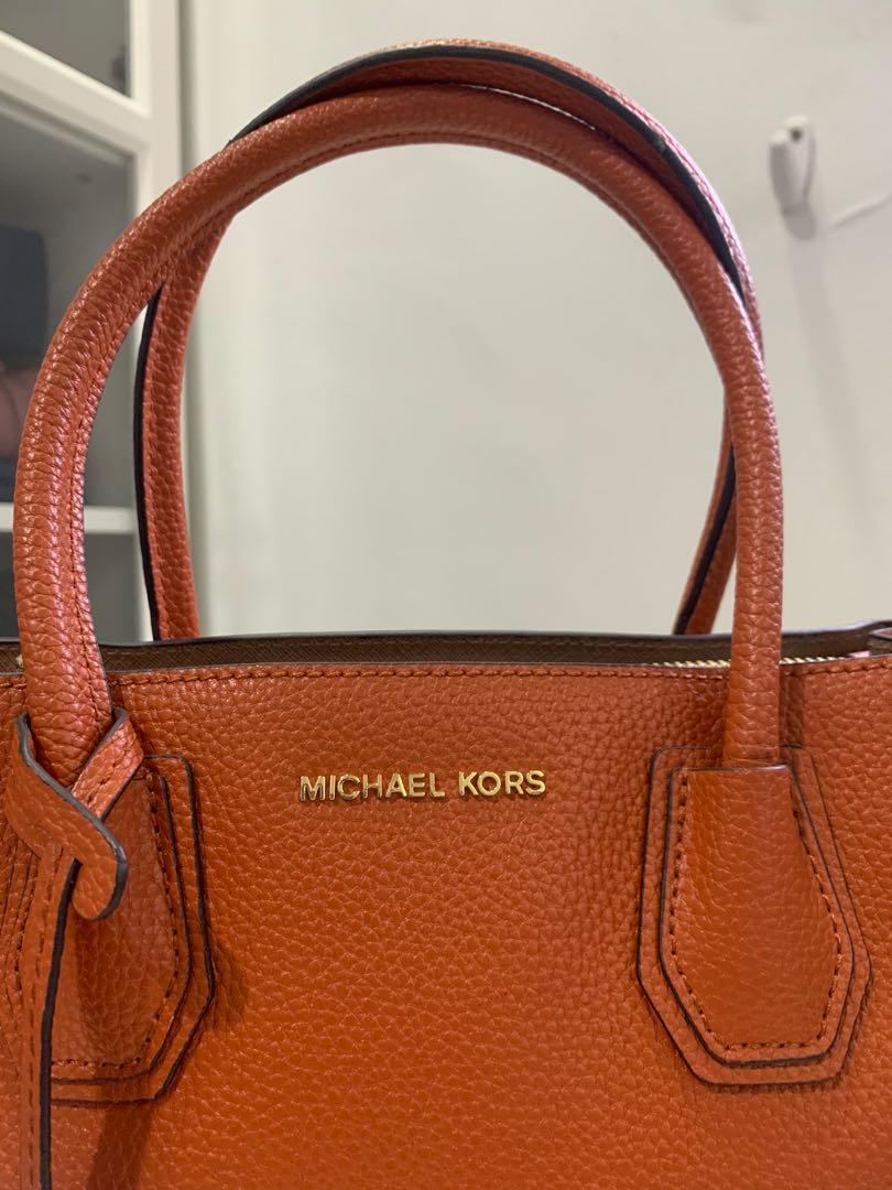 Michael kors orange crossbody bag top