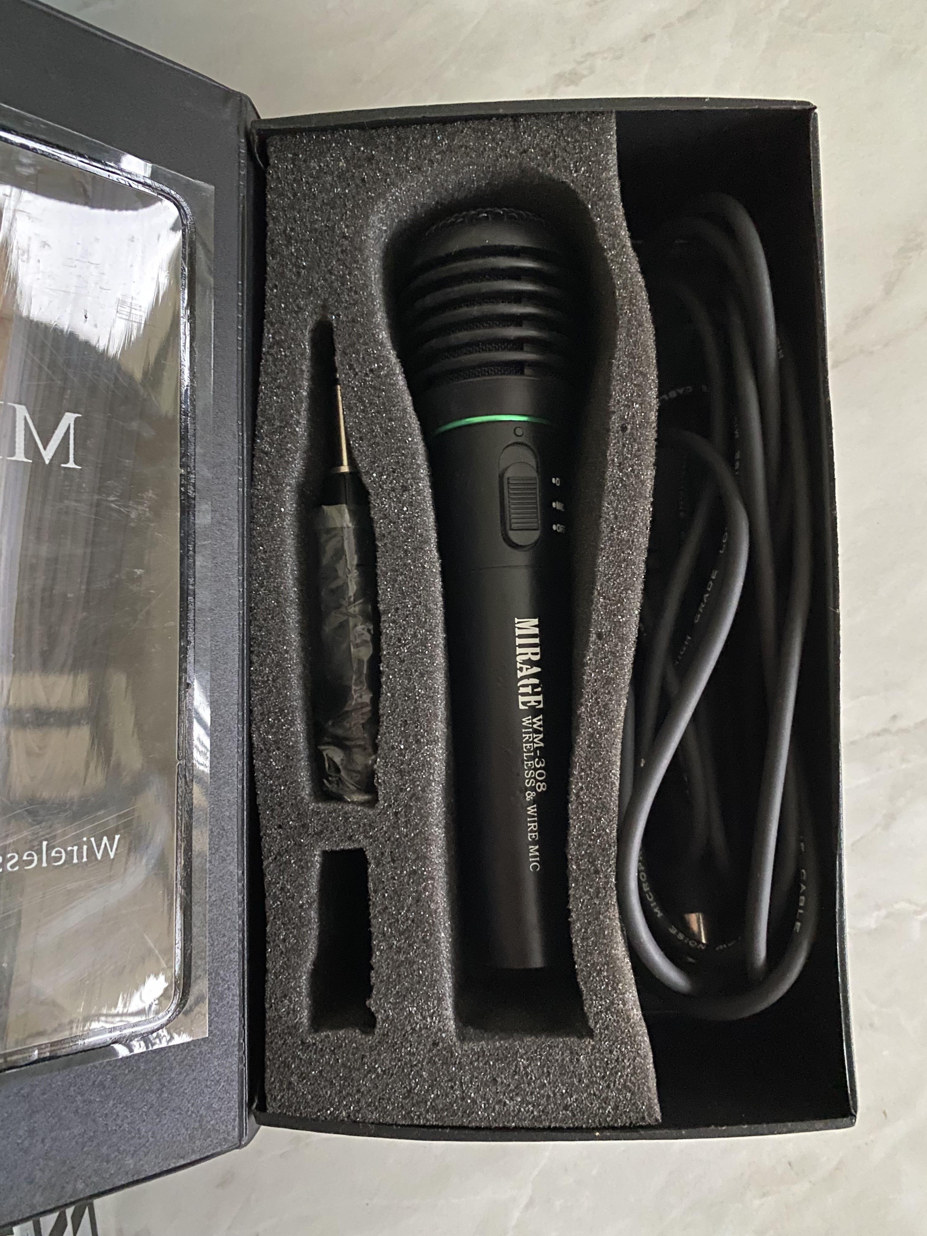 Mirage WM308 Microphone set, Audio, Microphones on Carousell