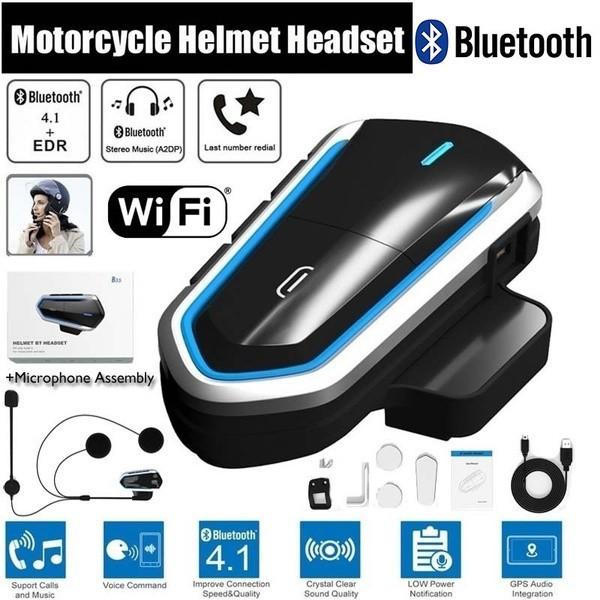 Motorcycle Headphone Helmet Intercom Bluetooth 4.1 Headset (Category: Headphones & Headsets) located in Manila. Submitted by emil_online_shop (Listing ID 1174711369, Image 2). Description: Motorcycle Headphone Helmet Intercom Bluetooth 4.1 Headset Interphone Wireless Riding Handsfree FM Radio Stereo MP3 Earphone Description: Item Type:BT Helmet Headset BT Chipset Version:4.1+EDR CSR8635 BT Profile:A2DP + ACRCP Battery Capacity:450mAh Chargg Volta