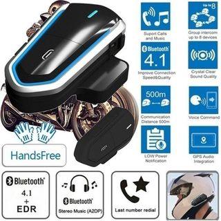 Motorcycle Headphone Helmet Intercom Bluetooth 4.1 Headset