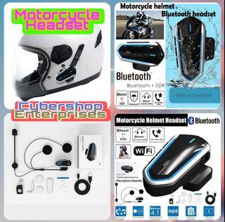 Motorcycle Headphone Helmet Intercom Bluetooth 4.1 Headset
