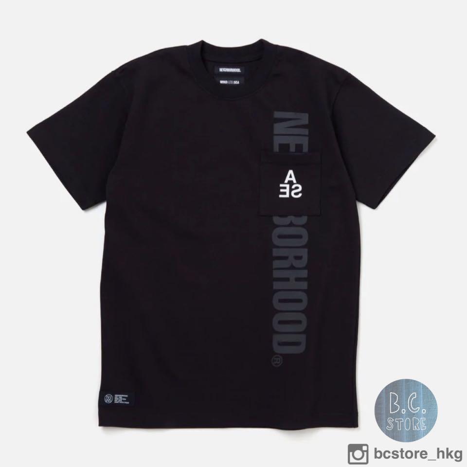 NEIGHBORHOOD x WIND AND SEA NHWDS-4 / C-TEE . SS 22SS, 男裝, 上身