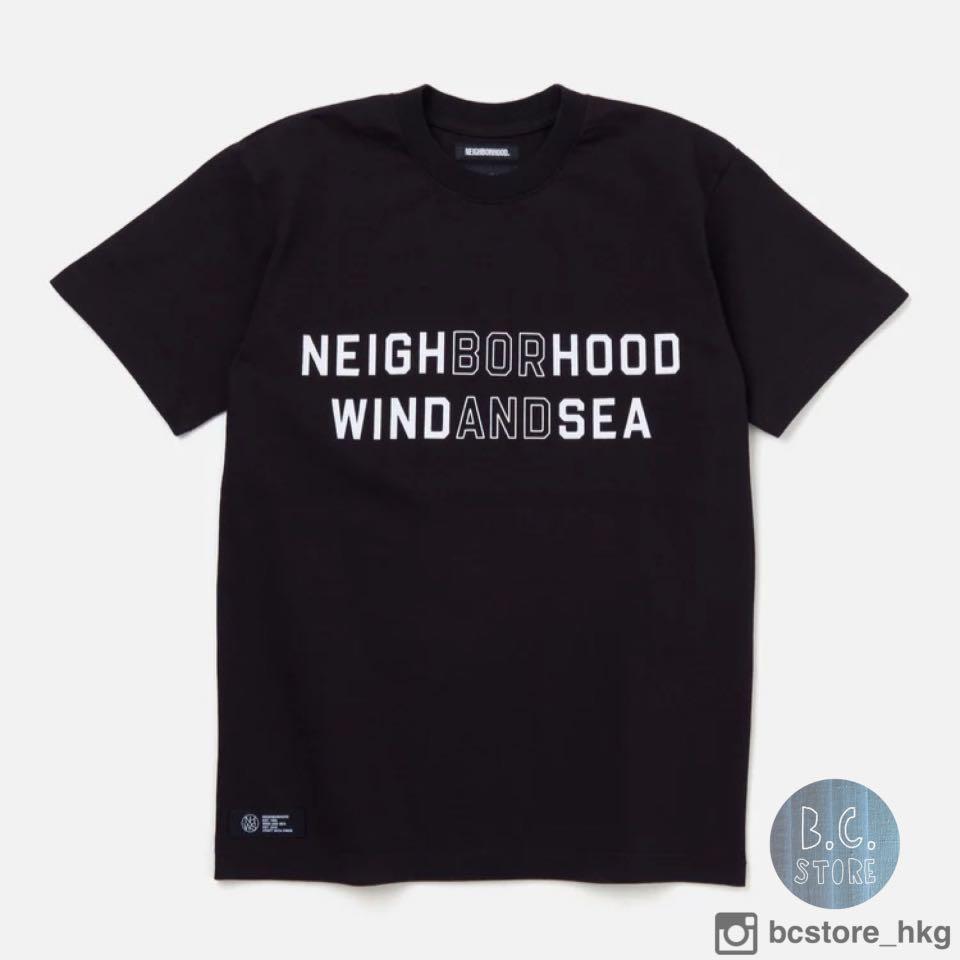 🈹SALE! NEIGHBORHOOD x WIND AND SEA NHWDS-3 / C-TEE . SS 22SS