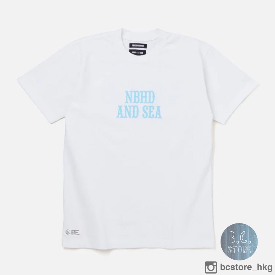 🈹SALE! NEIGHBORHOOD x WIND AND SEA NHWDS-2 / C-TEE . SS 22SS, 男