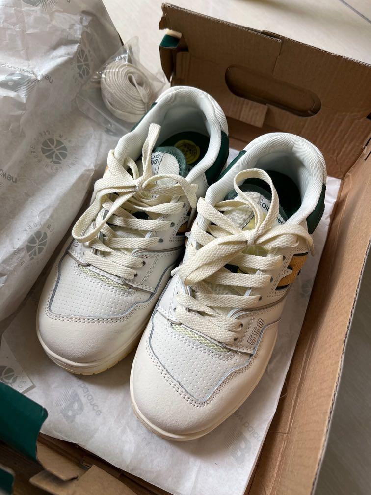 New Balance 550 x Aim Leon Dore Cream and Green Size EU 36