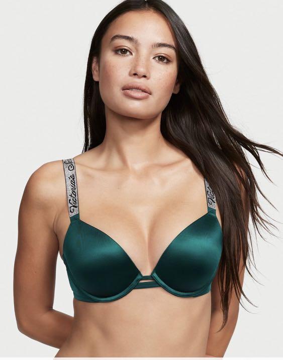NEW Victoria's Secret Bombshell Shine Strap Push-Up Bra, Women's Fashion,  Tops, Other Tops on Carousell