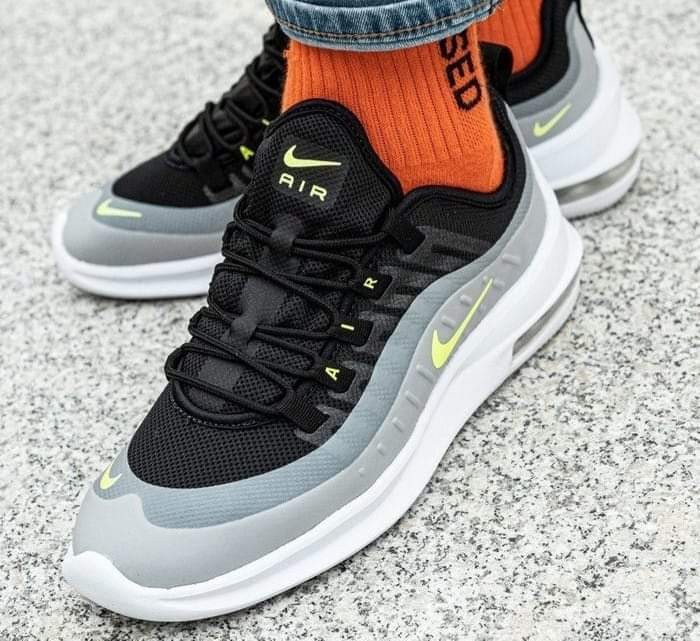 Nike Air Axis Black Volt Wolf Gray, Fashion, Footwear, Sneakers on Carousell