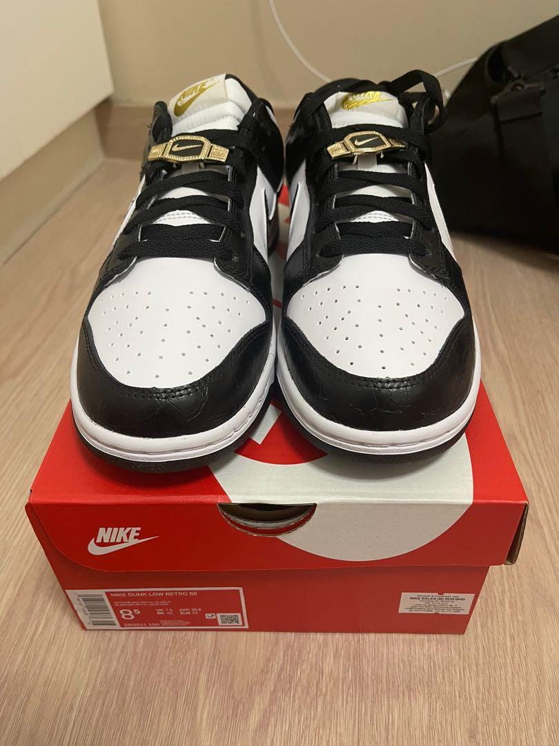 Nike Dunk Low World Champs Black White Men s Fashion Footwear