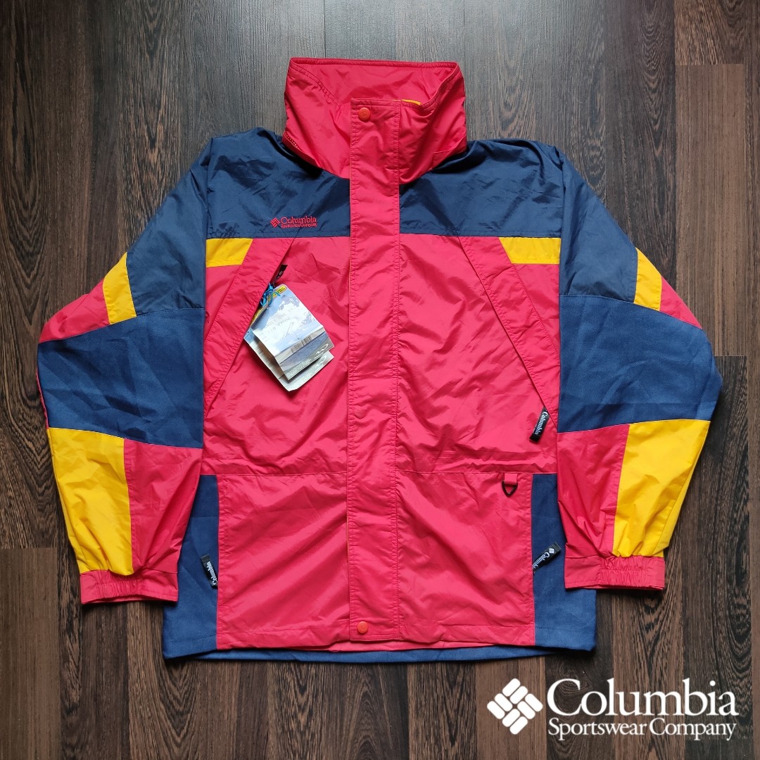 NWT VINTAGE RETRO COLUMBIA SPORTSWEAR OUTDOOR Nylon Waterproof