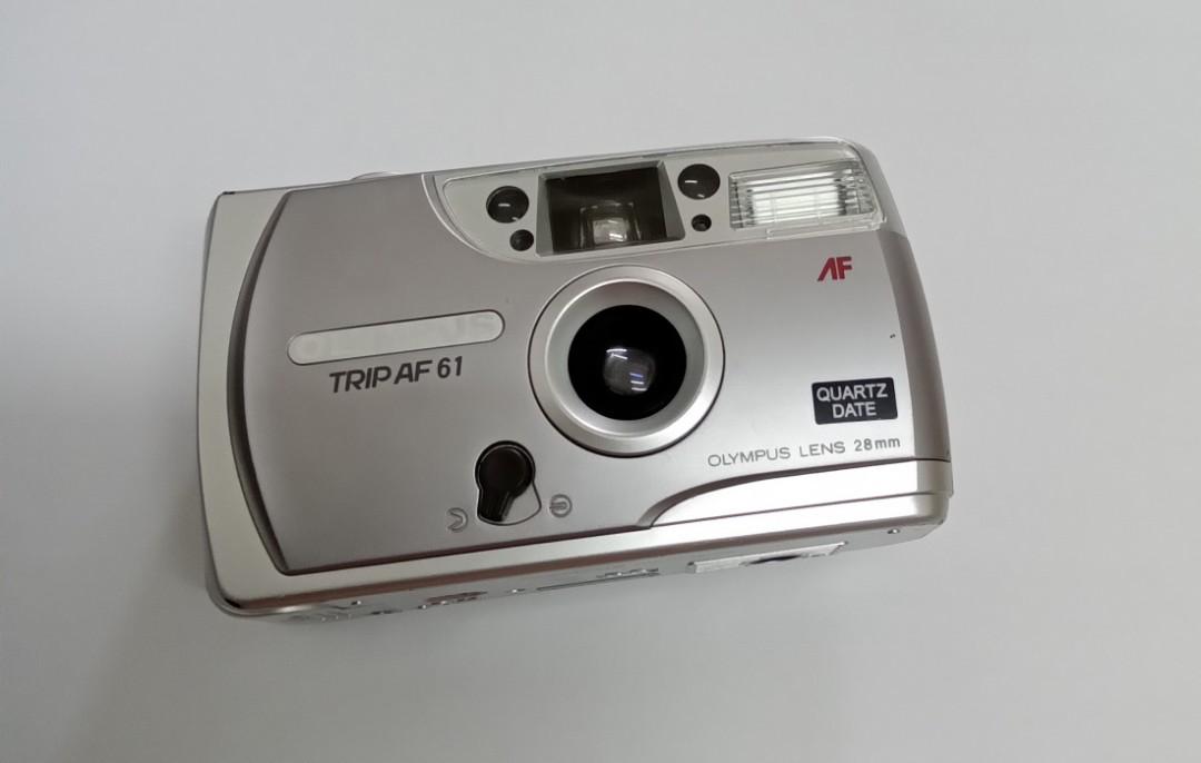 Olympus TRIP AF 61 28 mm 廣角定焦菲林相機, 興趣及遊戲, 收藏品及
