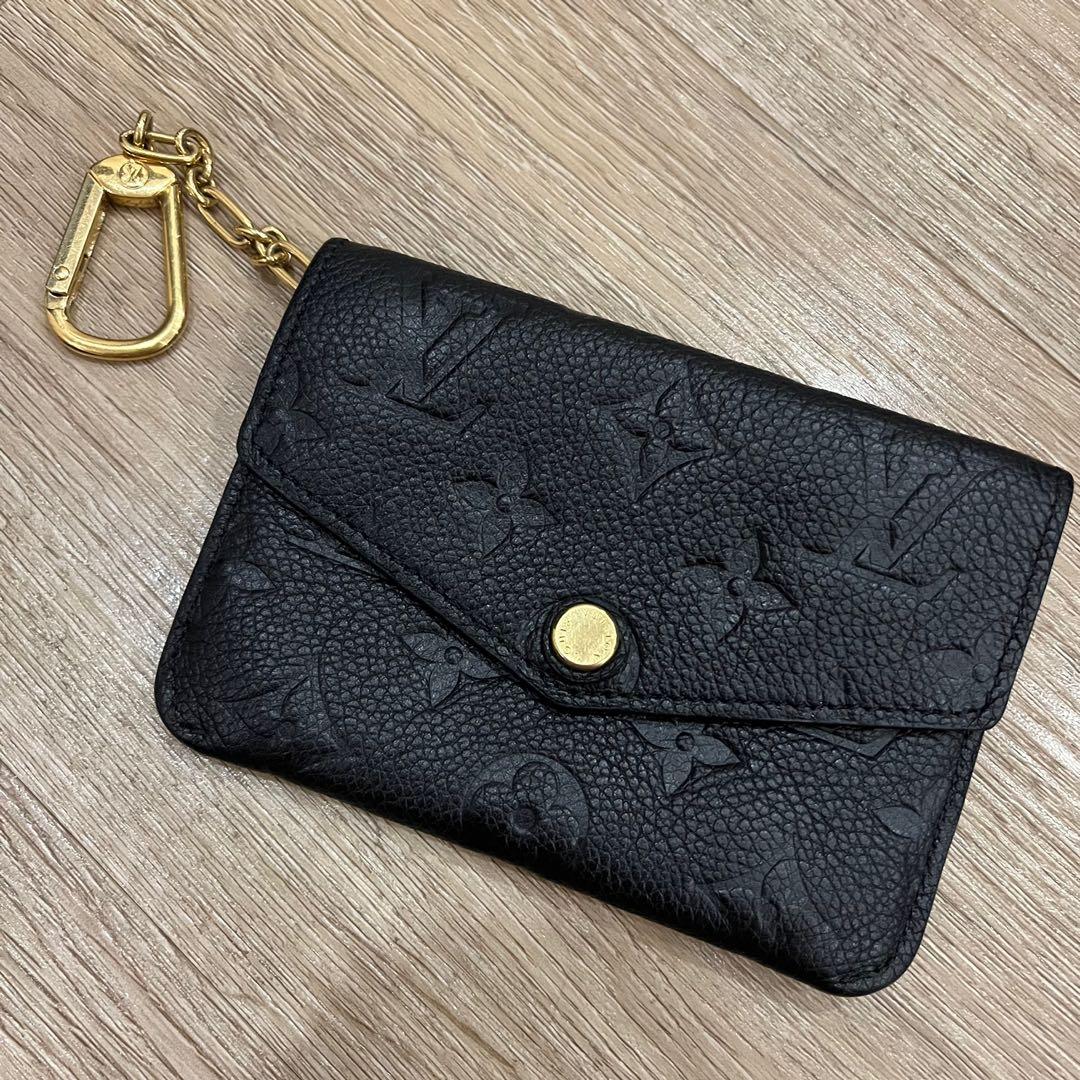Black Louis Vuitton Keychain Wallet
