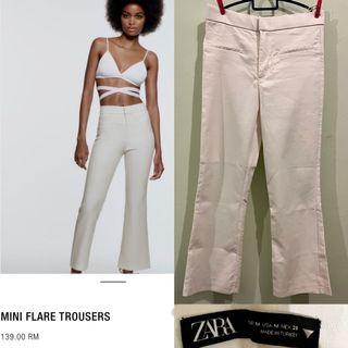 Original Zara Mini Flare Pants