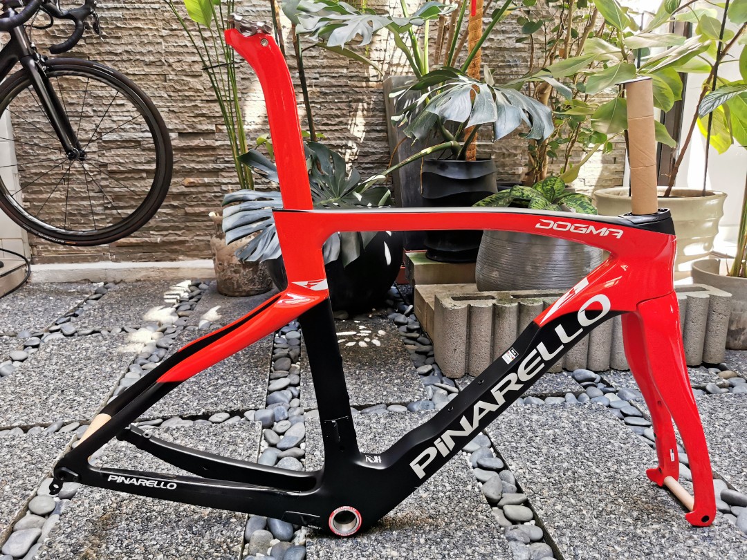 Pinarello Dogma F Disc Frameset, Red (Size 56cm) – Above Category