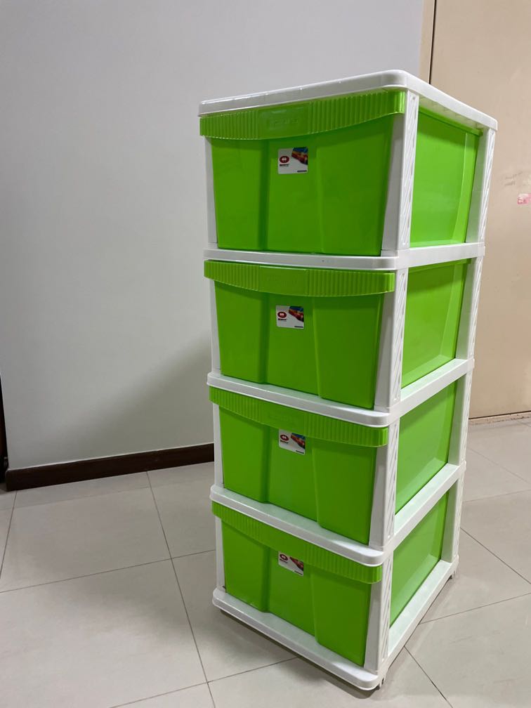 Plastic Drawers, Furniture & Home Living, Furniture, Shelves,