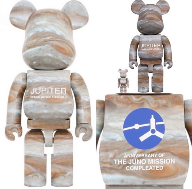 Preorder]Bearbrick Jupiter 100% + 400% / 1000% Set, Hobbies & Toys ...