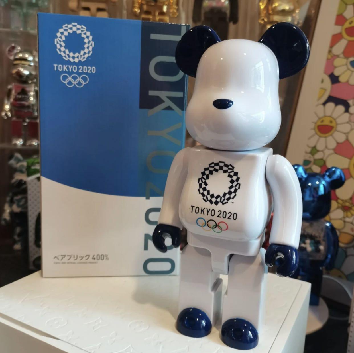 Preorder]Bearbrick Tokyo 2020 Olympic Emblem 400%/ 1000%, Hobbies