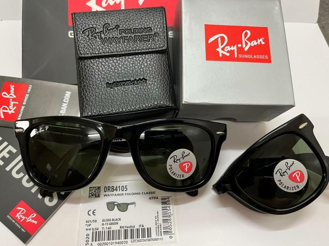 Folded ray ban sales sunglasses