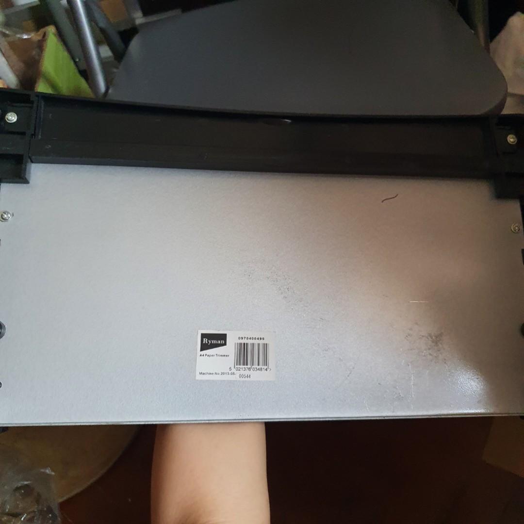 Ryman A4 Paper Trimmer Sliding Rotary Cutter With Scratches As Is