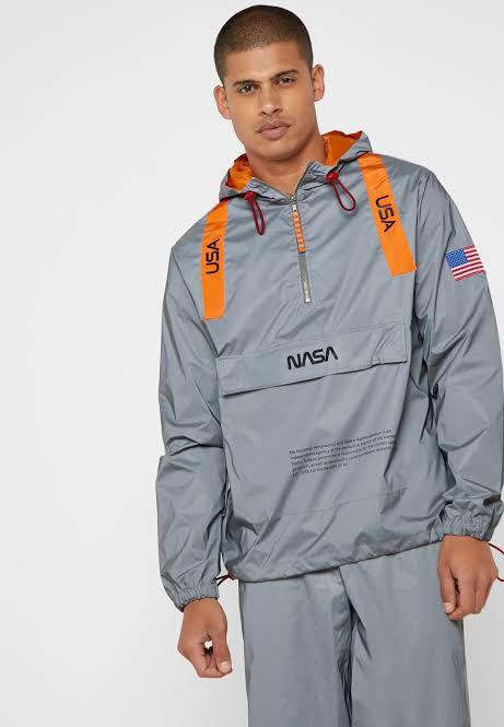 Reflective Nasa Windbrraker Men s Fashion Activewear on Carousell