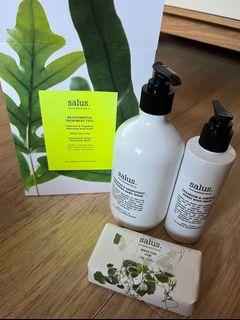Salus Body rejuvenation treatment trio gift kit - bodywash, soap and handwash - brand new